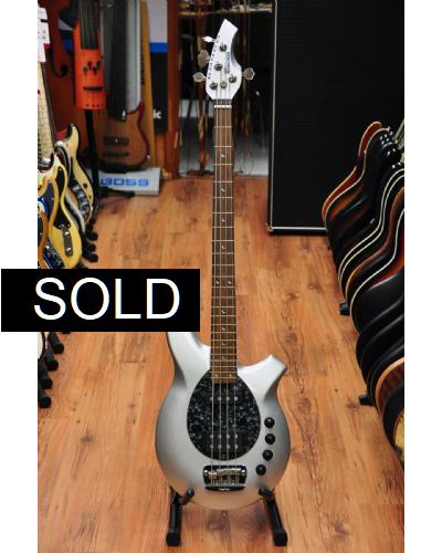 Ernie Ball Music Man Bongo 4 HS Piezo Silver Sparkle Rosewood